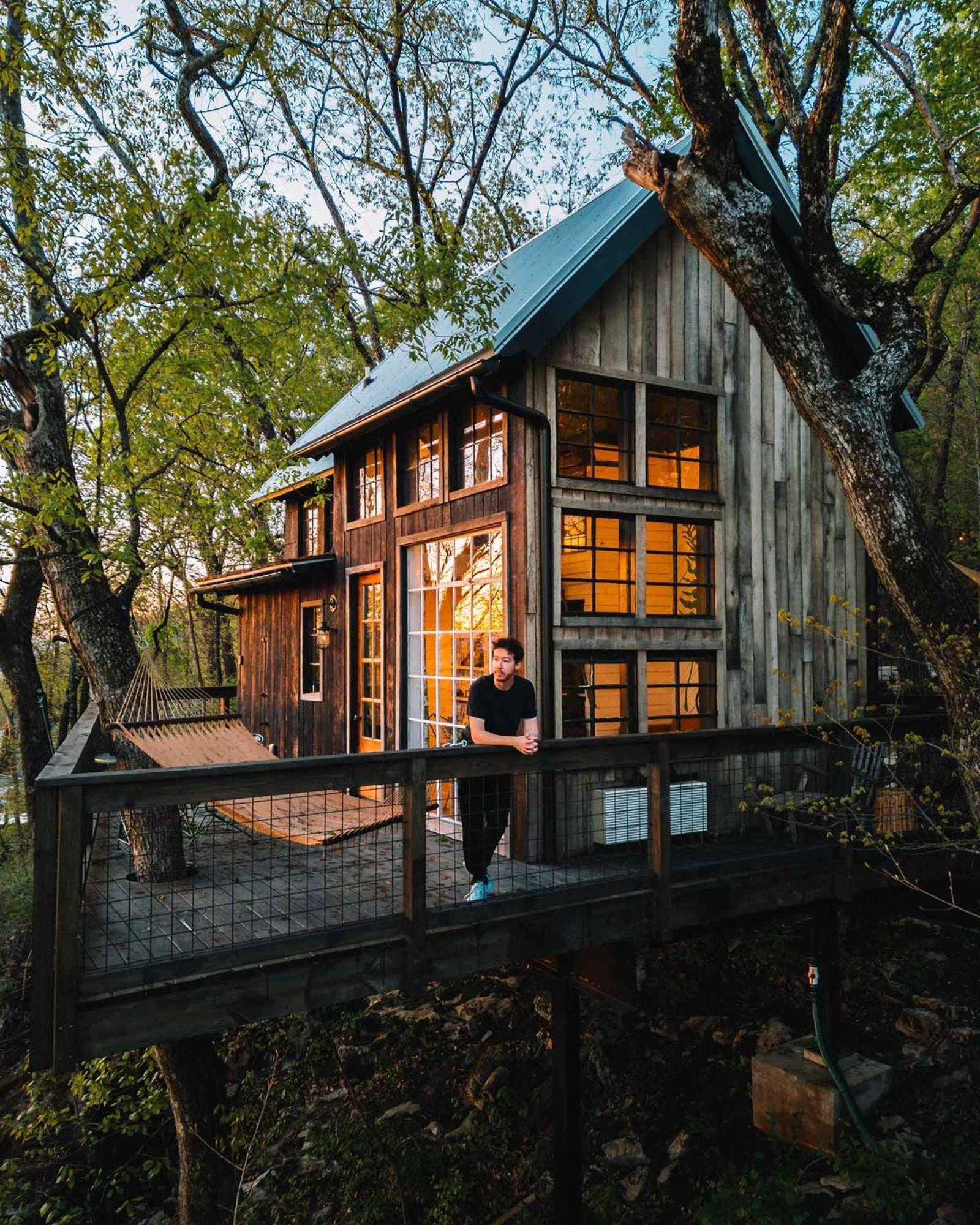 Treetop Hideaways: Wood Lily Treehouse In Chattanooga Ngoại thất bức ảnh
